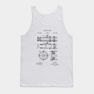 Vintage Nautical Telescope Patent 1891 Tank Top